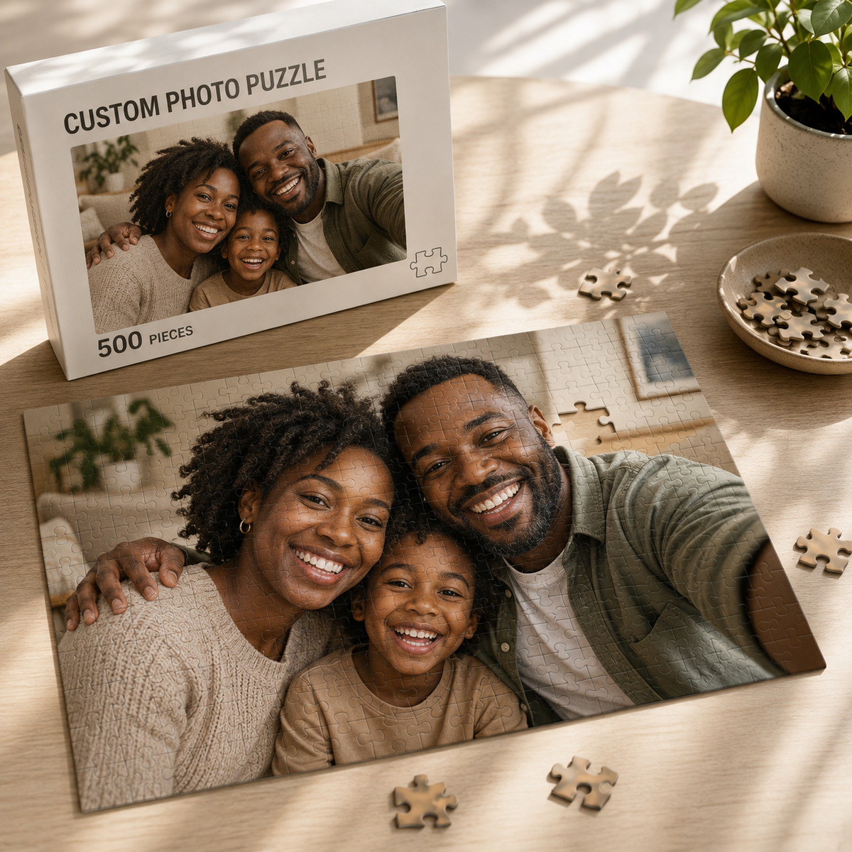 Personalized Photo Puzzle | Handmade Custom Jigsaw Gift from Your Picture