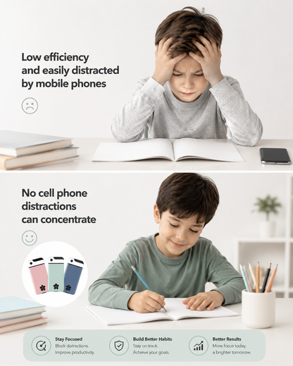 Phone Timer Lock Box – Self-Control & Focus Timer for Smartphones, Study & Digital Detox