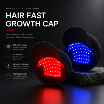 LED Red Light Hair Growth Cap | Scalp Therapy for Hair Loss Treatment