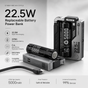 Replaceable Battery Power Bank 20000mAh | 22.5W Fast Charging Portable Charger