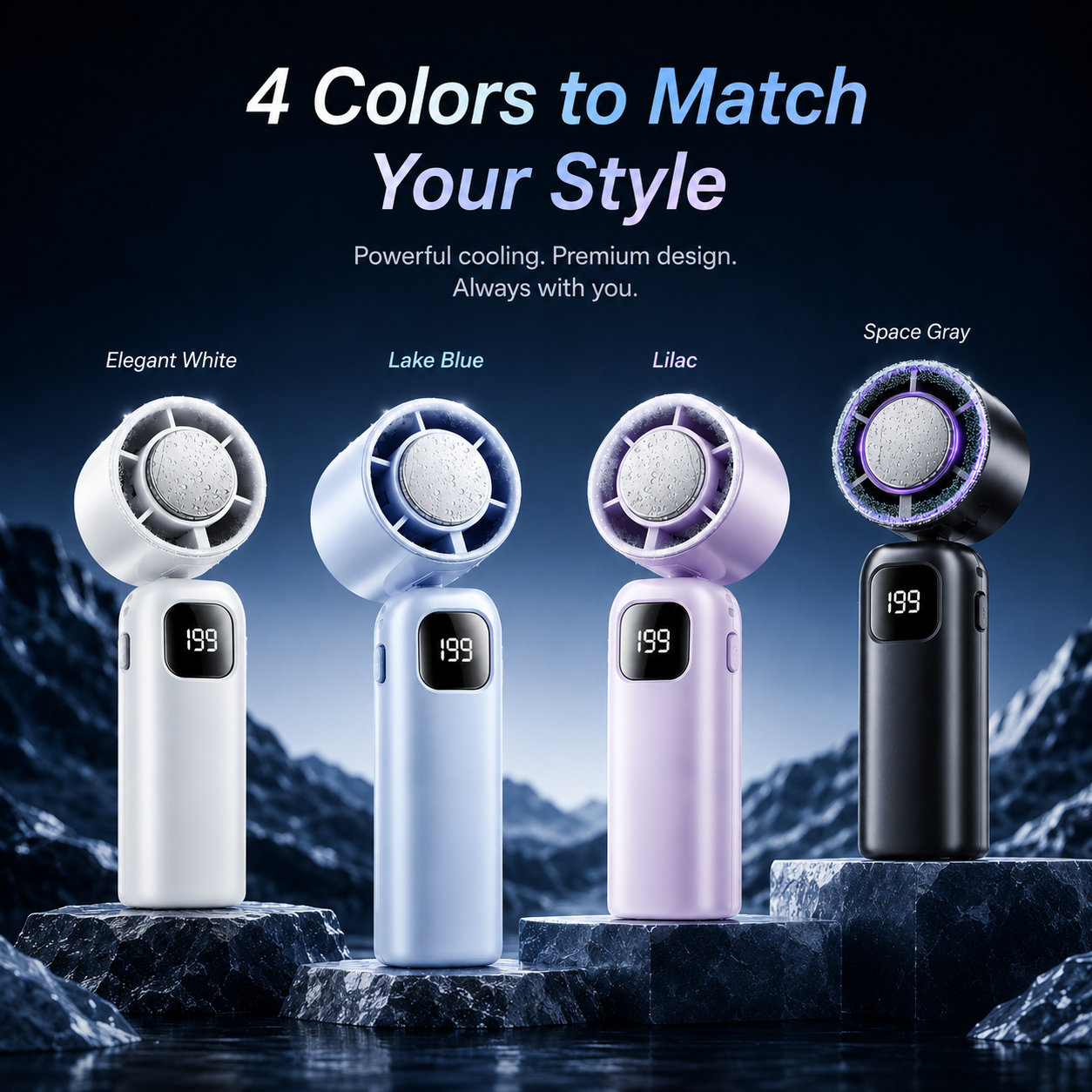 Portable TurboJet™ Mini Air Conditioner Fan | Ice Compress Refrigeration