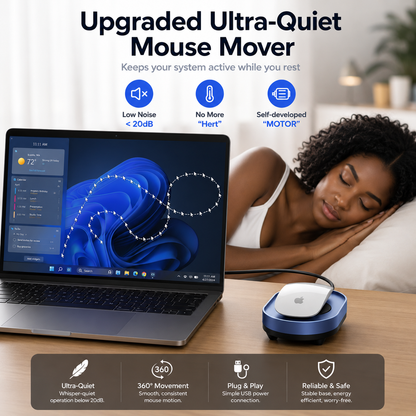 Smart Mouse Mover Pro with Undetectable 360° Random Movement | Automatic Mouse Jiggler