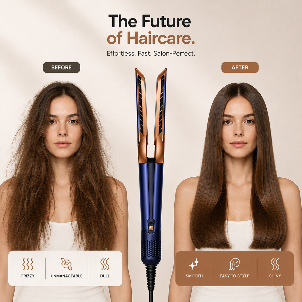 2-In-1 Hair Dryer and Straightener – Elenara