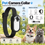 1080P Full HD Pet Camera Collar with Memory Card – Mini Action Camera for Cats & Dogs