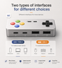Retro Gamepad 4-in-1 USB Hub | USB-A & USB-C Multiport Adapter for Laptop & PC